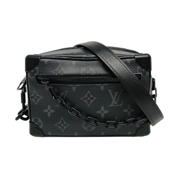SOFT TRUNK Mini Monogram Coated Canvas Black