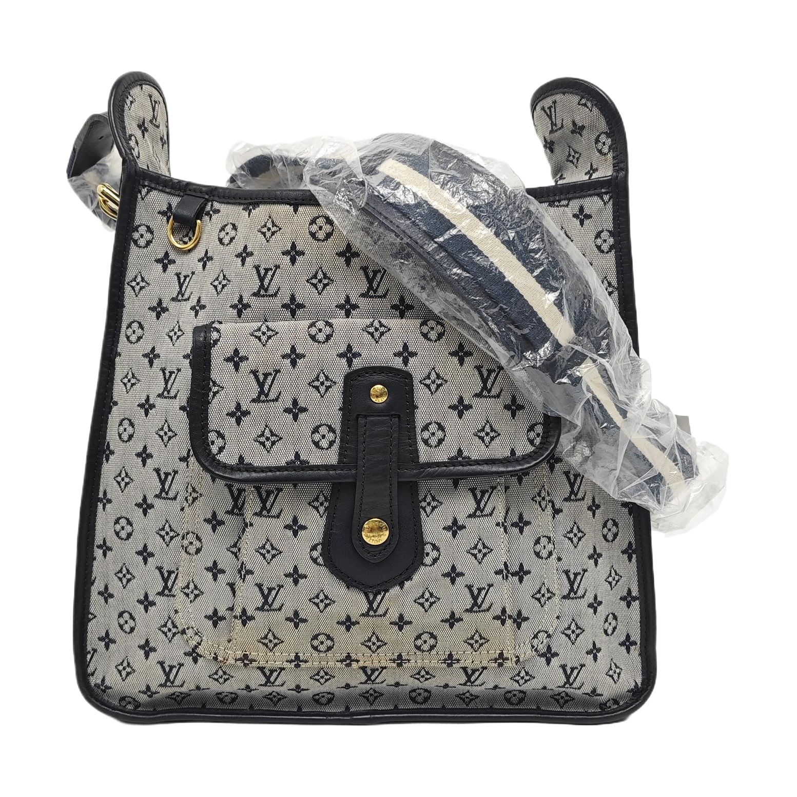 MARY KATE Monogram Canvas Gray