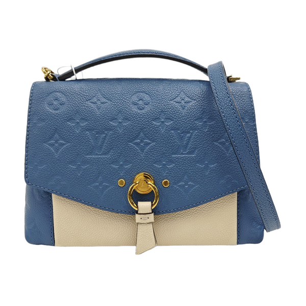 BLANCHE BB Monogram Calfskin Blue