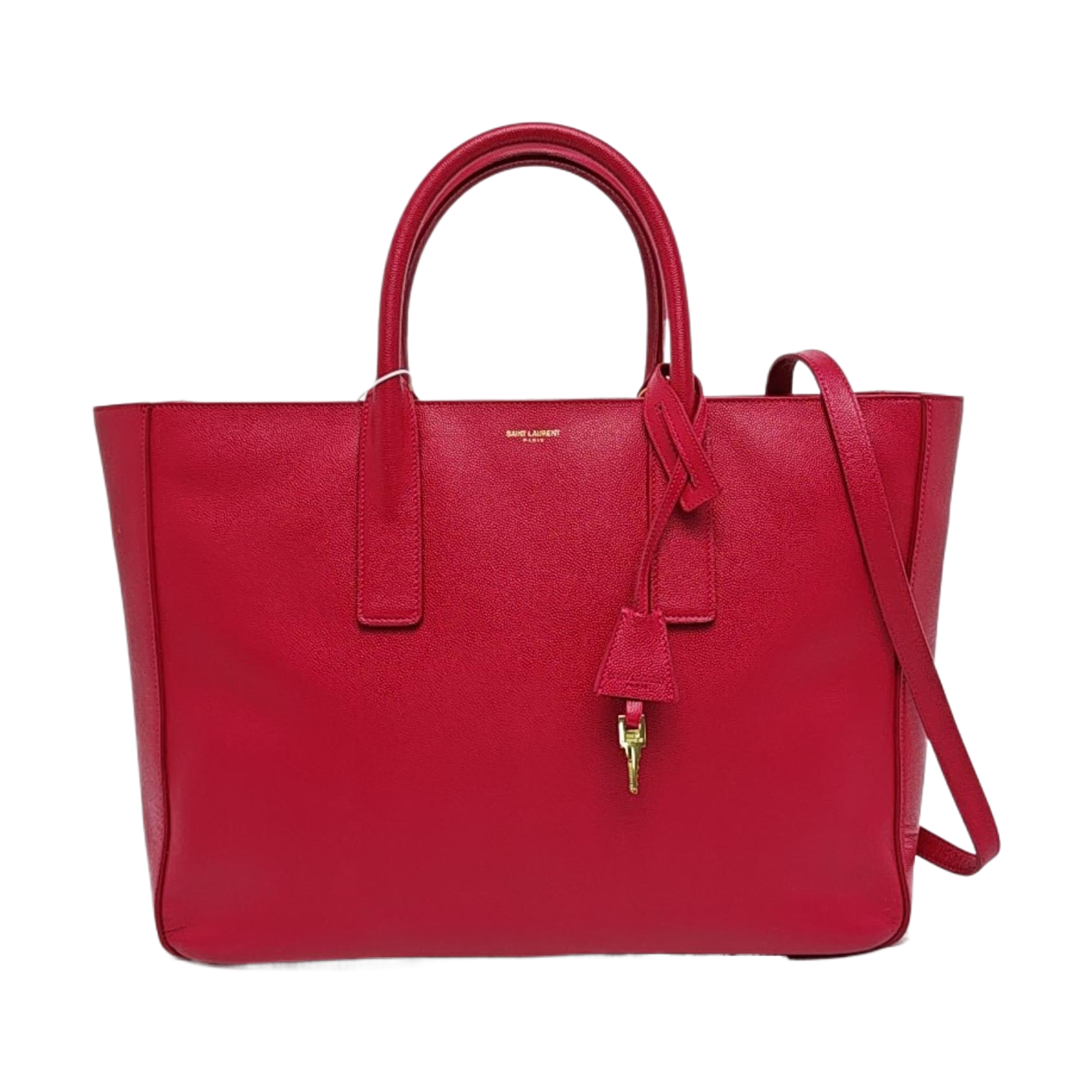 Calfskin Shoulder Bag Red