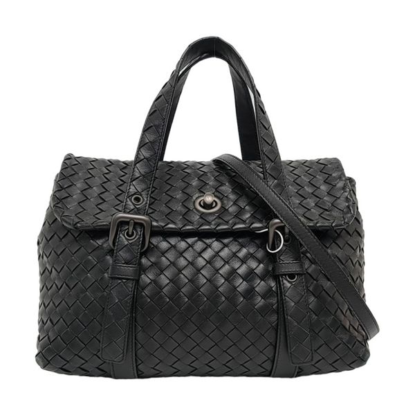 Lambskin Shoulder Bag Black