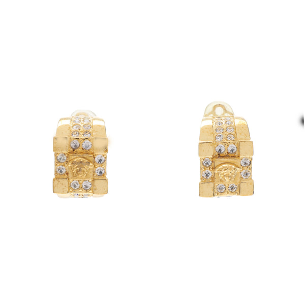 Metal Gold Clip On Earrings