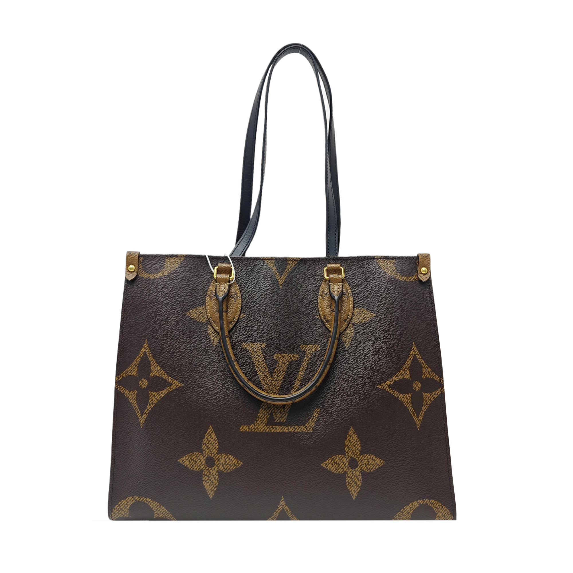 ONTHEGO MM Monogram Coated Canvas Brown