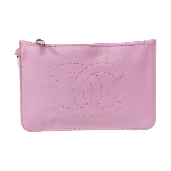 Lambskin Clutch Pink