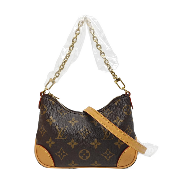 BOULOGNE Nano Monogram Coated Canvas Brown