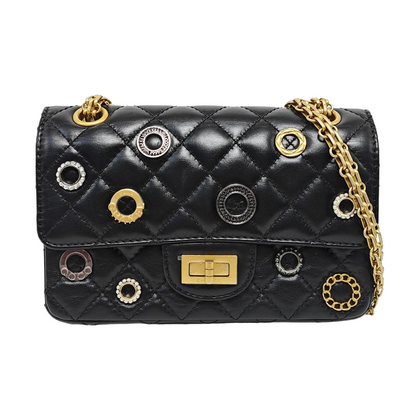 2.55 224 (mini) Quilted Vintage Calf Black