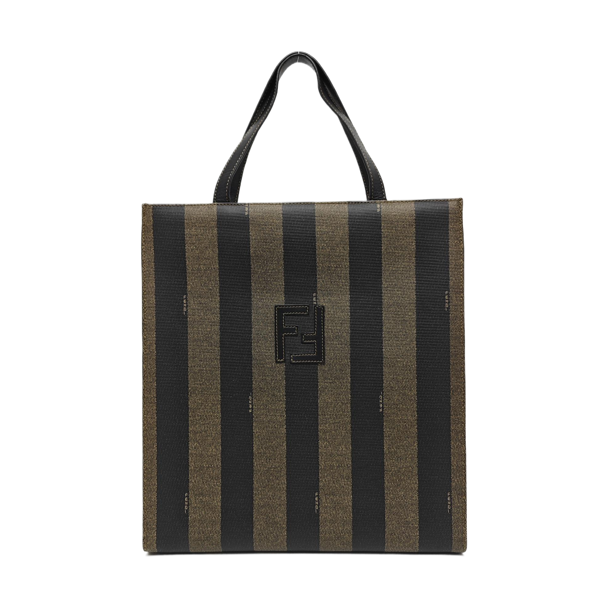 Coated Canvas Backpack Brown