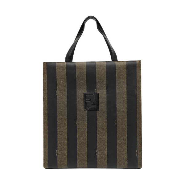 Coated Canvas Backpack Brown