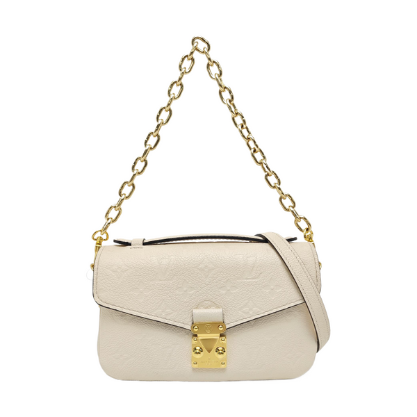 MÉTIS EAST WEST Monogram Calfskin Beige