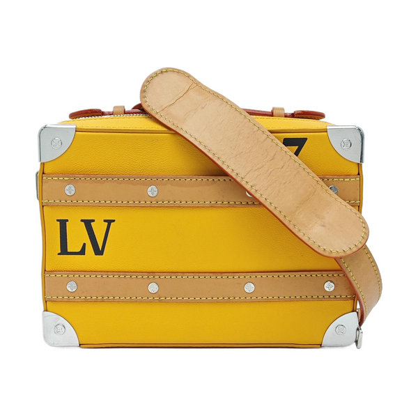 SOFT TRUNK Calfskin Yellow