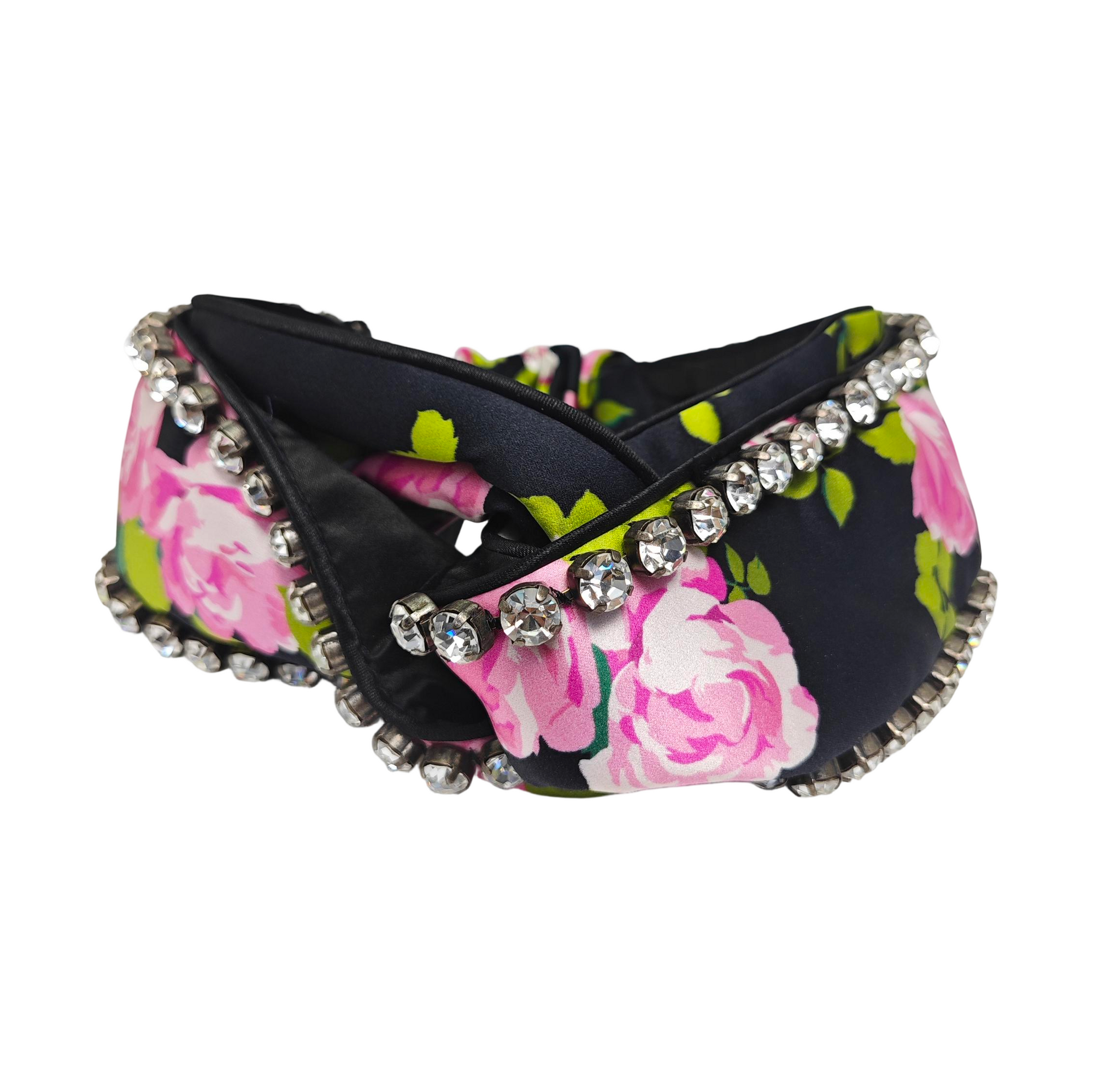 Mulberry Silk Headband Black