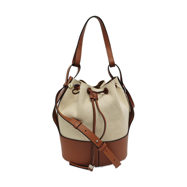 Authenticated pre-owned  Balloon Canvas Brown - Shoulder Bag at Looply