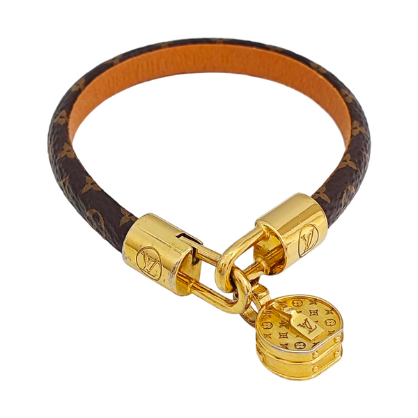 LV TRIBUTE Metal Brown Bangle