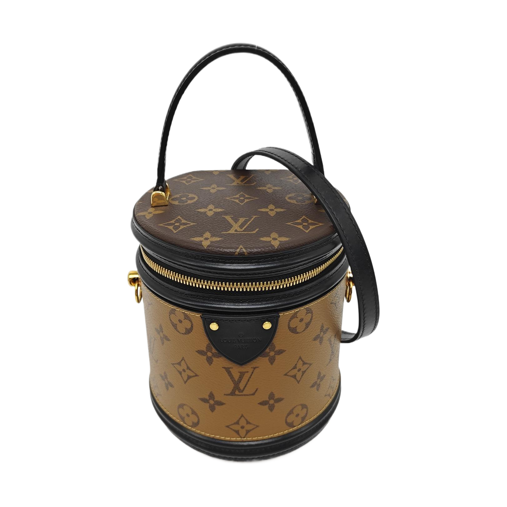 CANNES PM Monogram Coated Canvas Brown