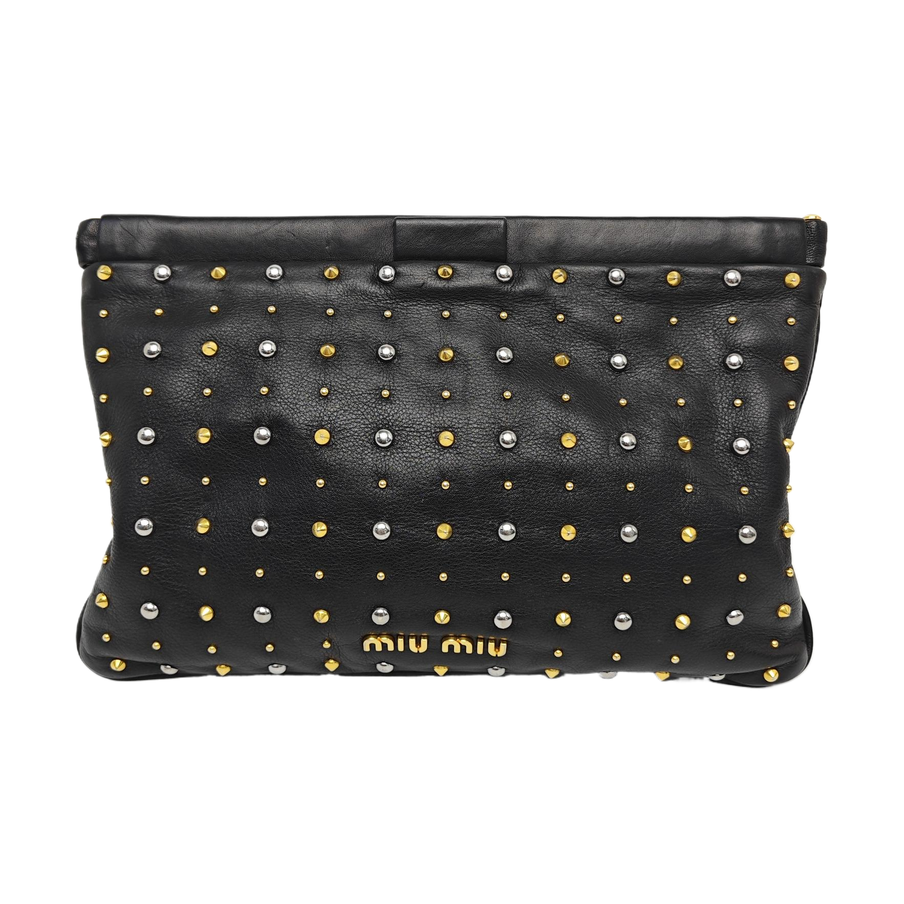 Leather Clutch Black