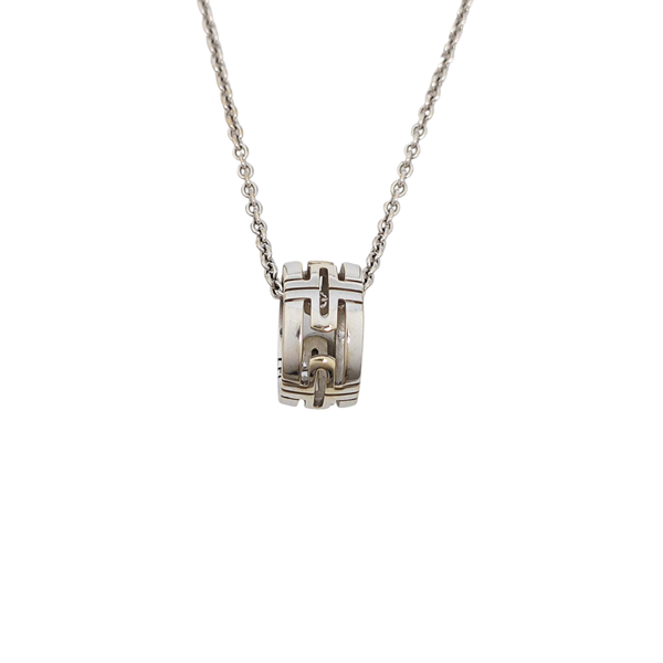 PARENTESI 18k White Gold Silver Necklace
