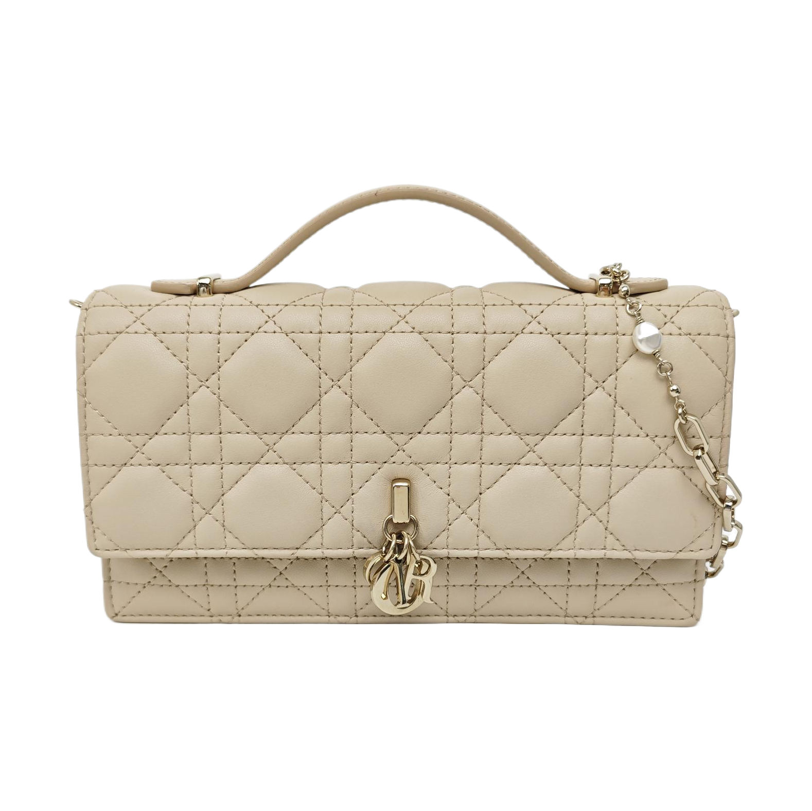 My Dior Mini Cannage Lambskin Beige