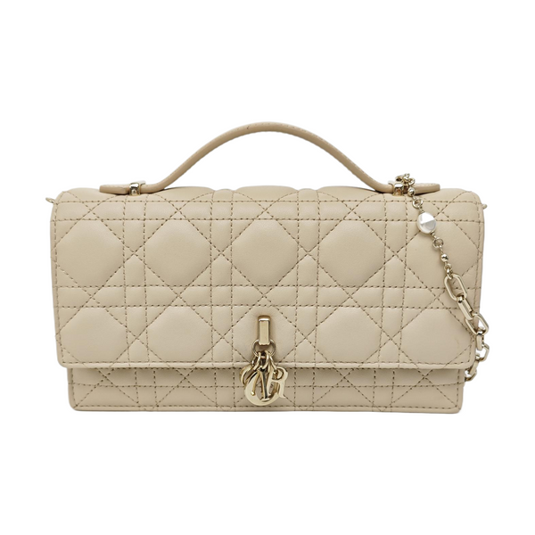 My Dior Mini Cannage Lambskin Beige