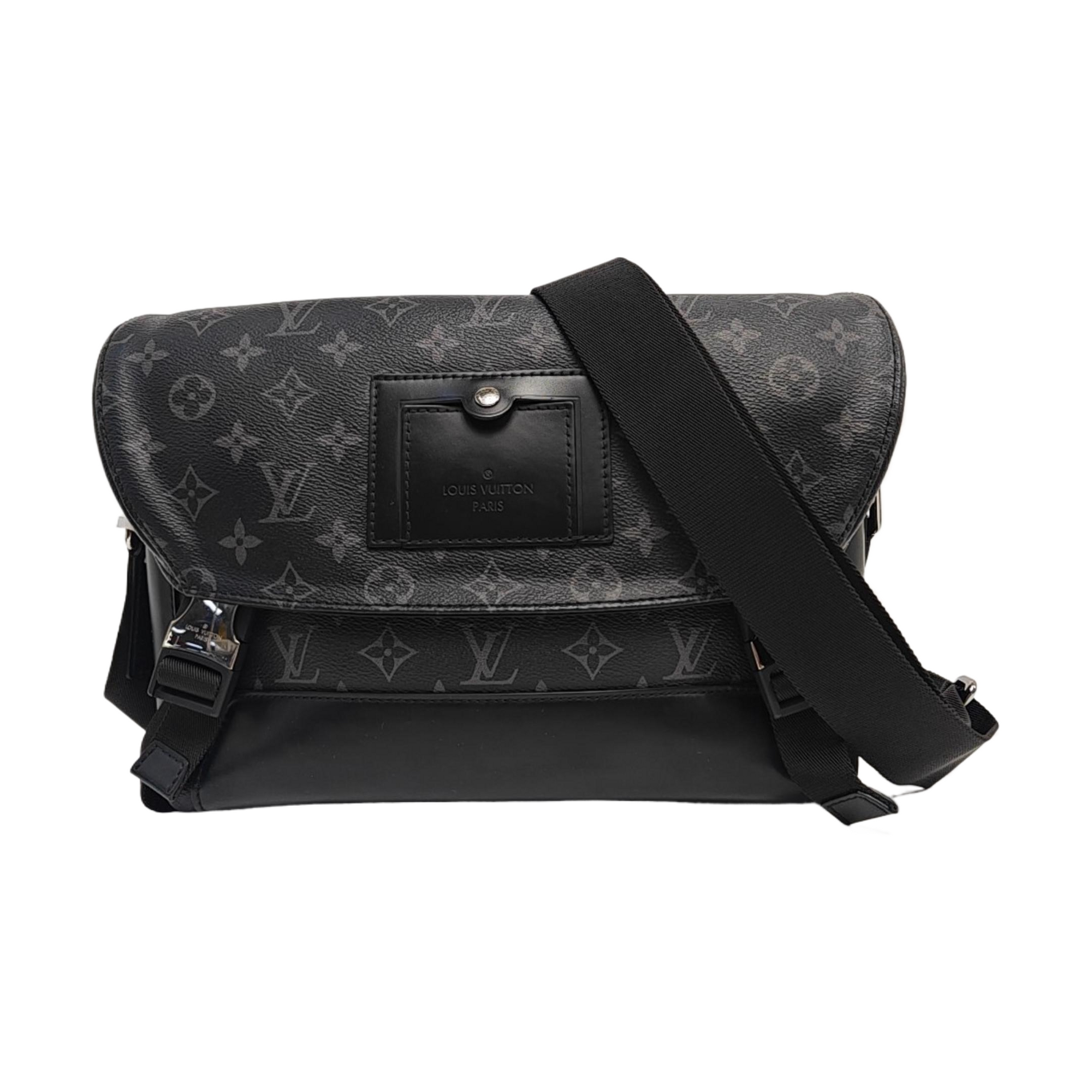 VOYAGER PM Monogram Coated Canvas Black