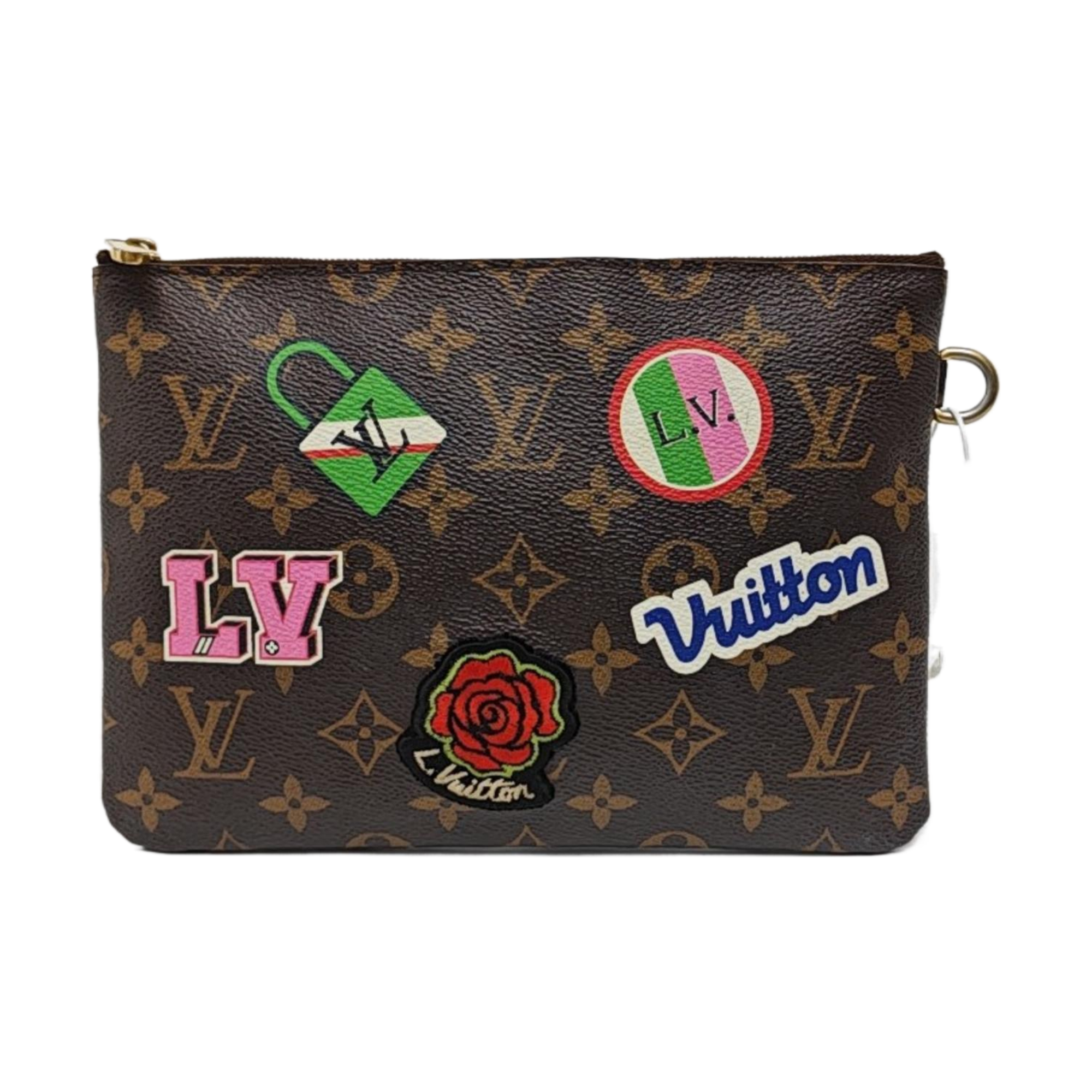 CITY Monogram Coated Canvas Brown