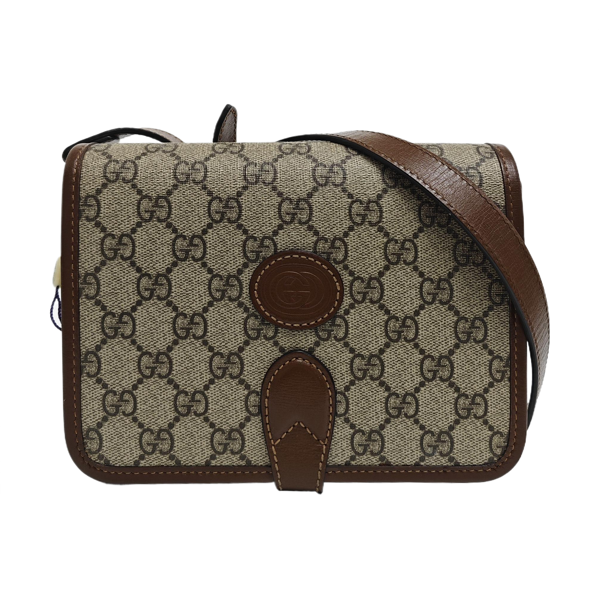Retro Mini Monogram Coated Canvas Beige