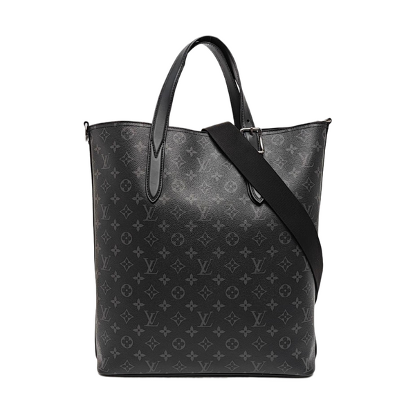 DAVIS Monogram Coated Canvas Black