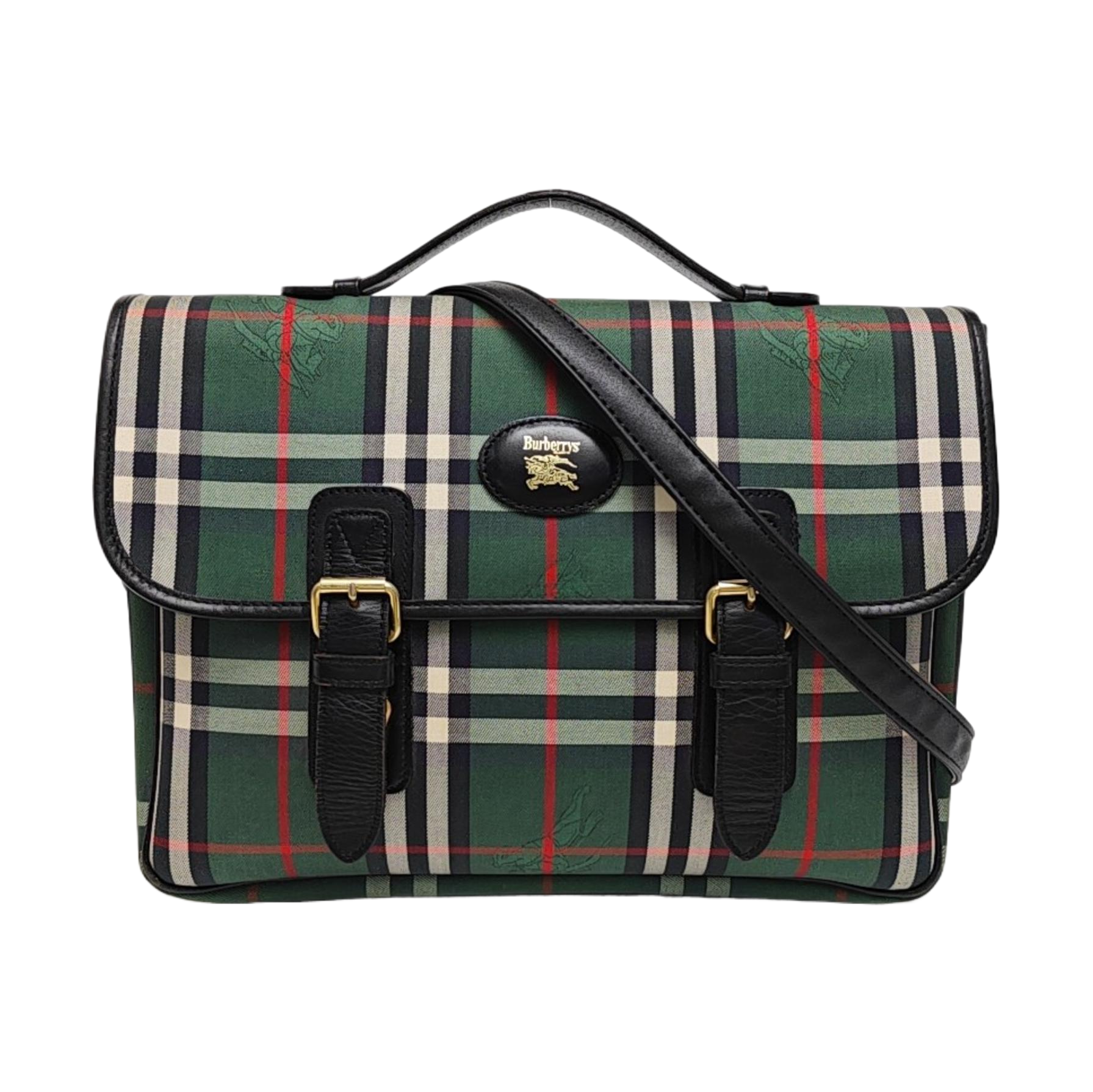 Fabric Shoulder Bag Green