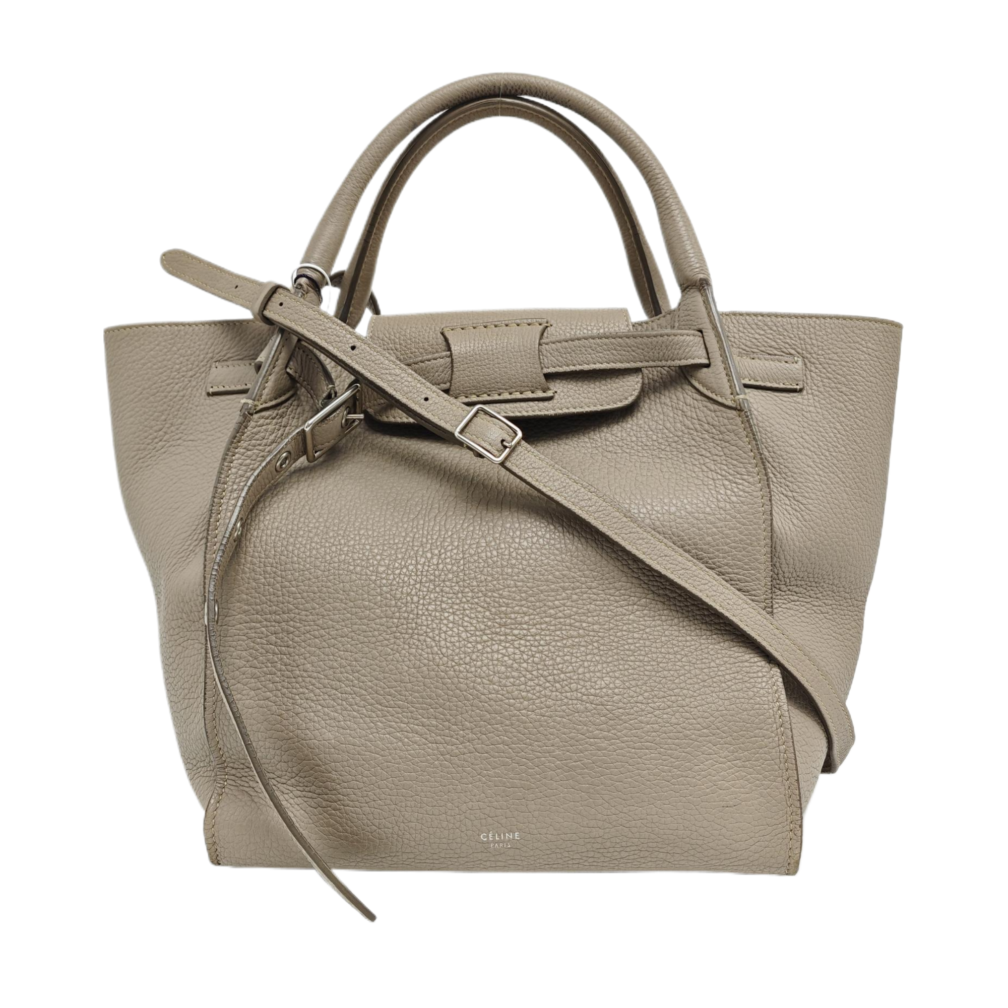 BIG BAG Small Calfskin Gray