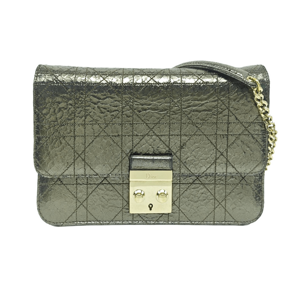 Cannage Calfskin Green