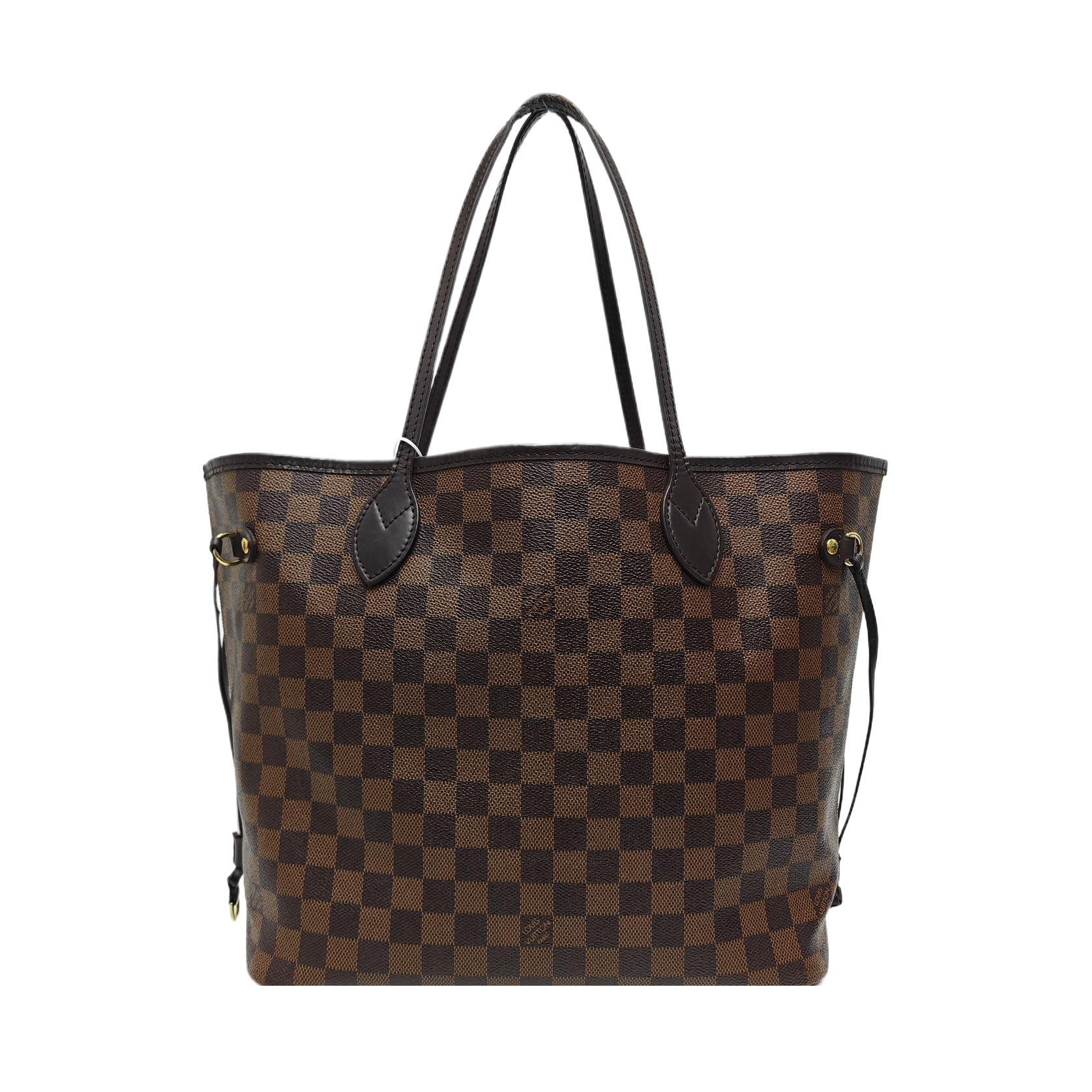 NEVERFULL MM Damier Ebene Coated Canvas Brown