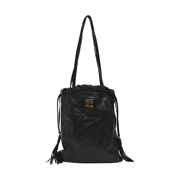 Lambskin Tote Bag Black