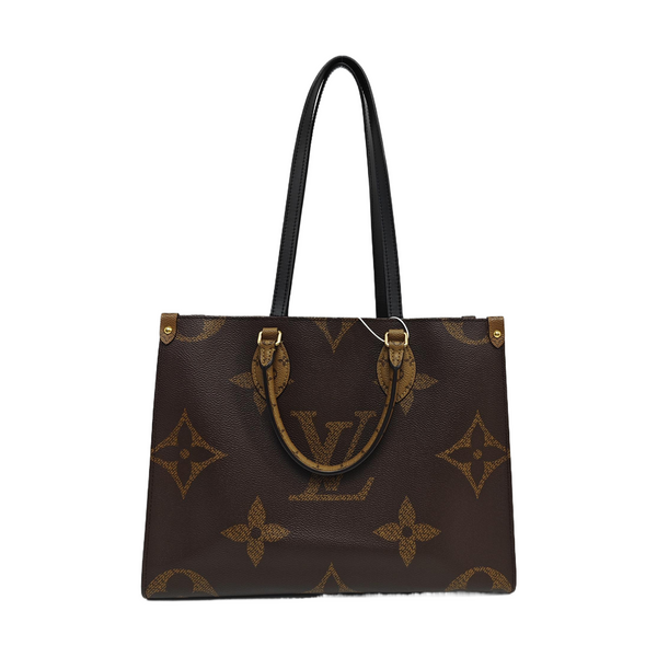 ONTHEGO MM Monogram Coated Canvas Brown