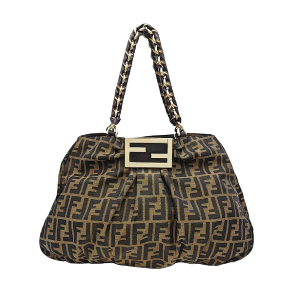Canvas Shoulder Bag Brown