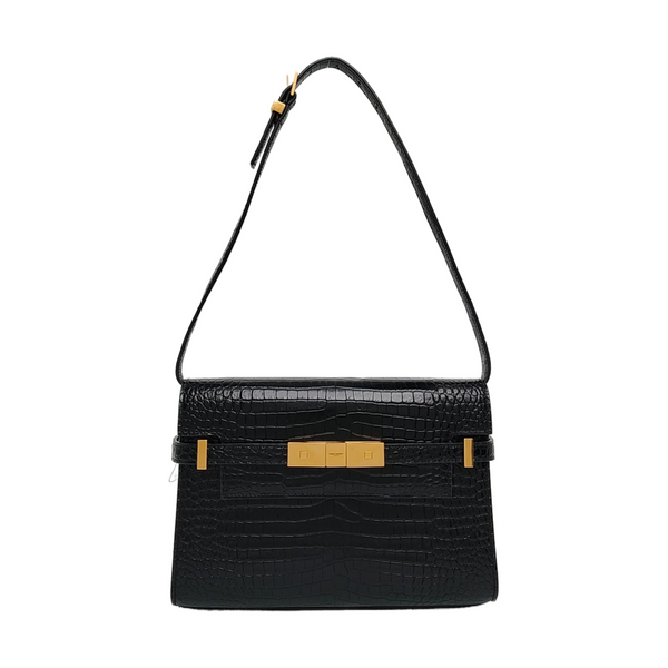 MANHATTAN Small Calfskin Black