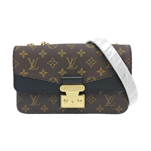 MARCEAU Monogram Coated Canvas Brown