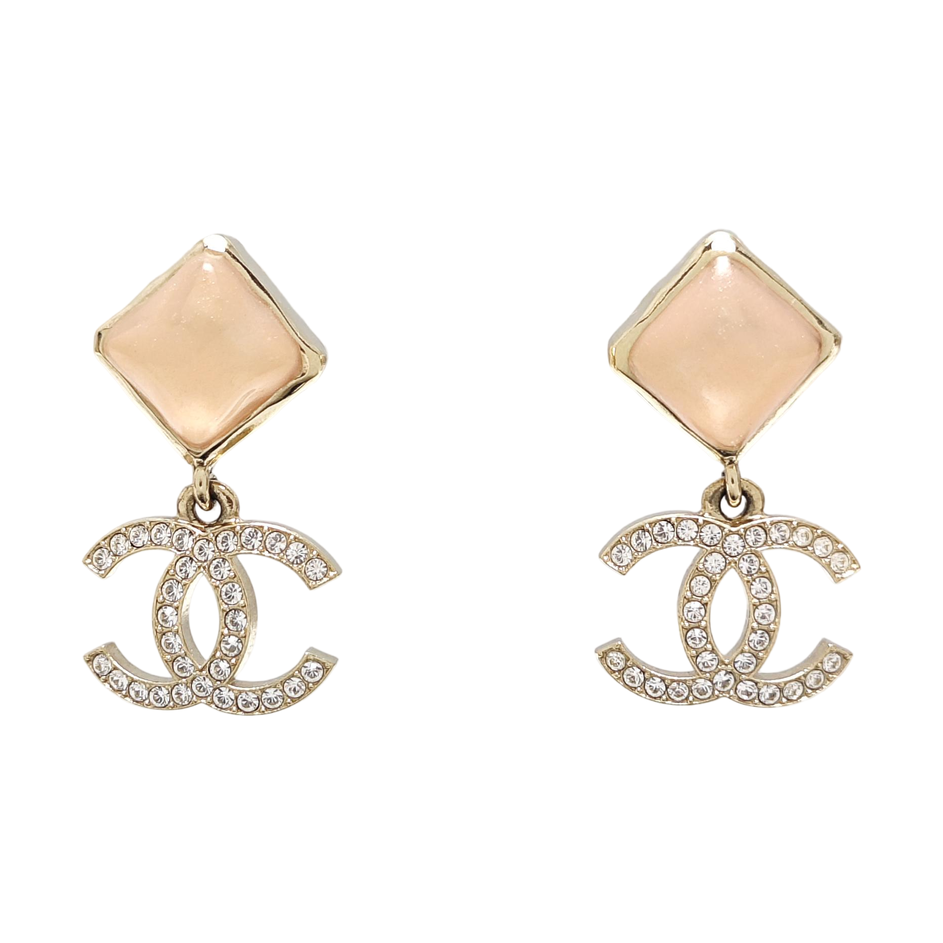 Metal Gold Stud Earrings
