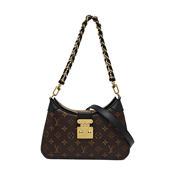 TWINNY Monogram Coated Canvas Brown