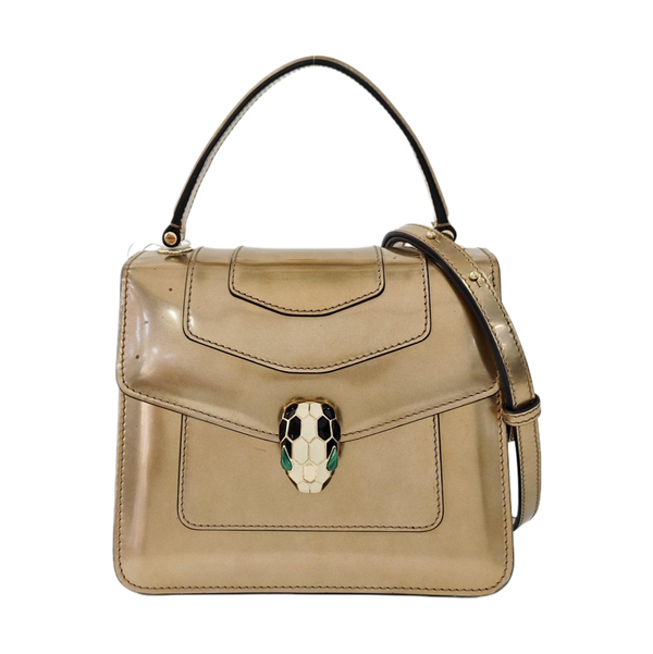 SERPENTI FOREVER Small Calfskin Beige