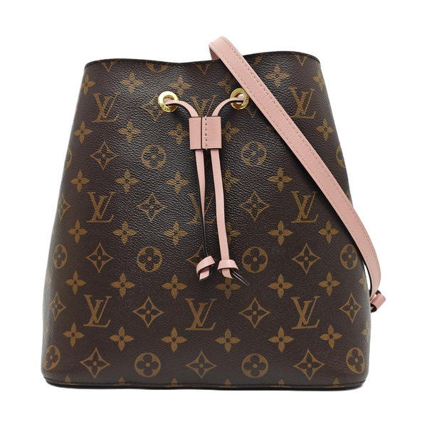NÉONOÉ MM Monogram Coated Canvas Brown