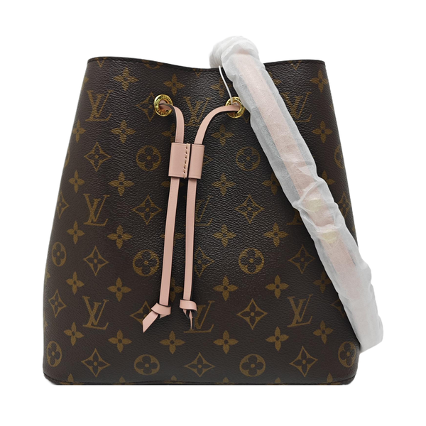 NÉONOÉ MM Monogram Coated Canvas Brown