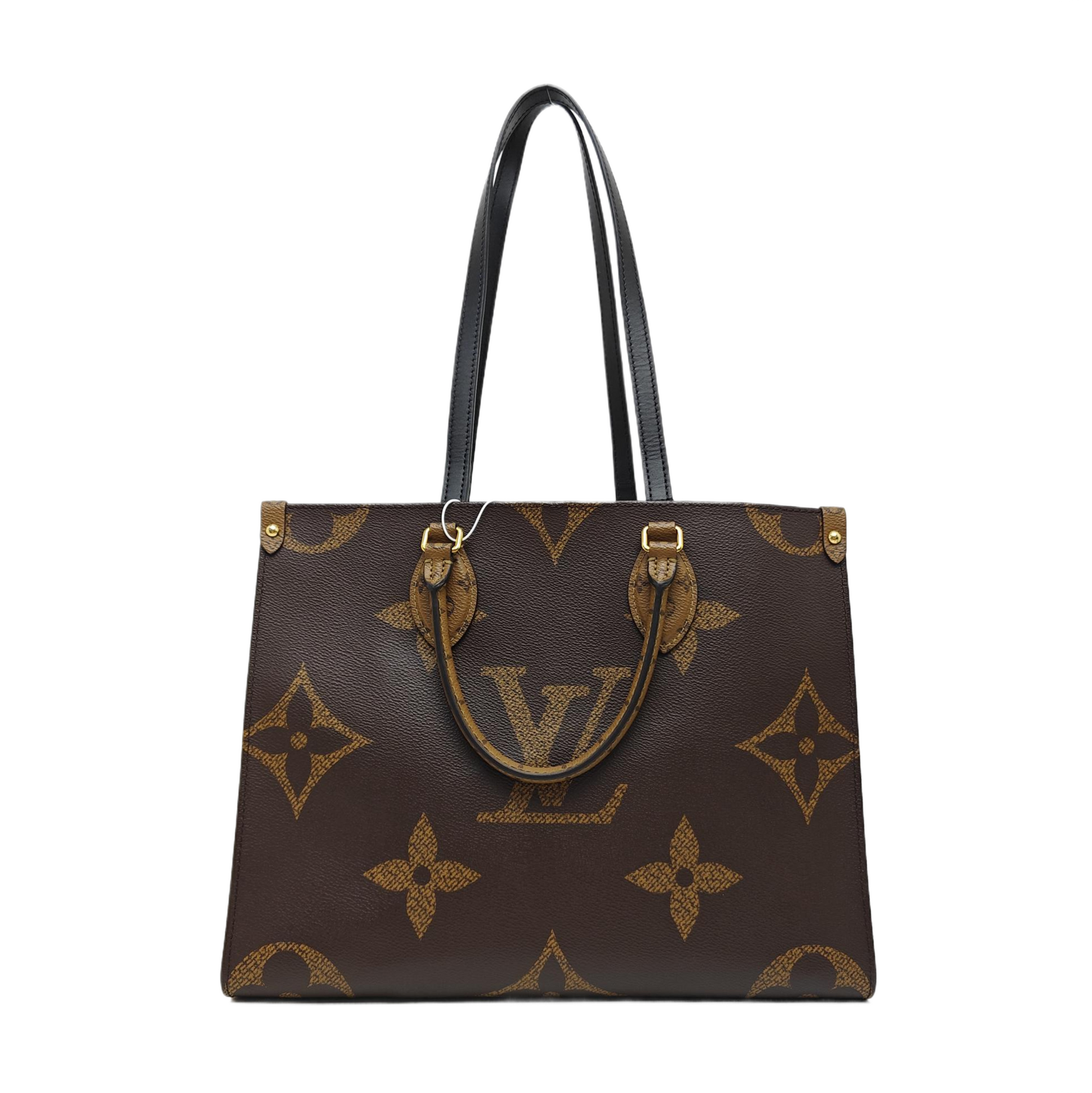 ONTHEGO MM Monogram Coated Canvas Brown