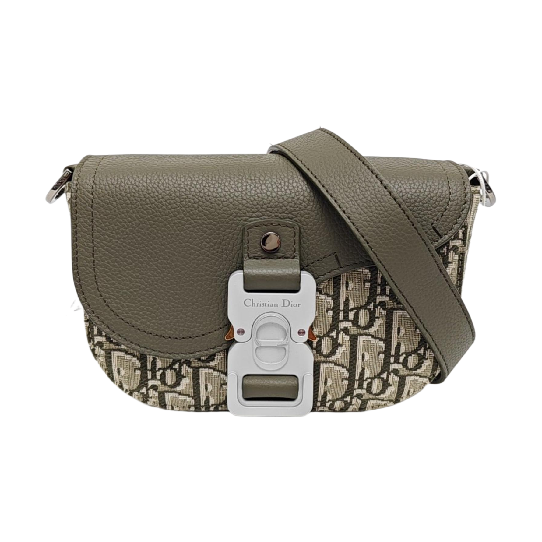 Saddle Mini Oblique Fabric Beige