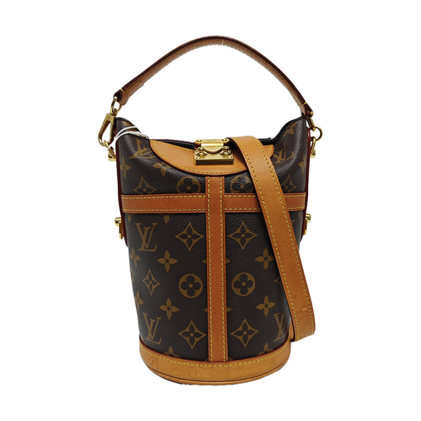 DUFFLE Monogram Coated Canvas Brown