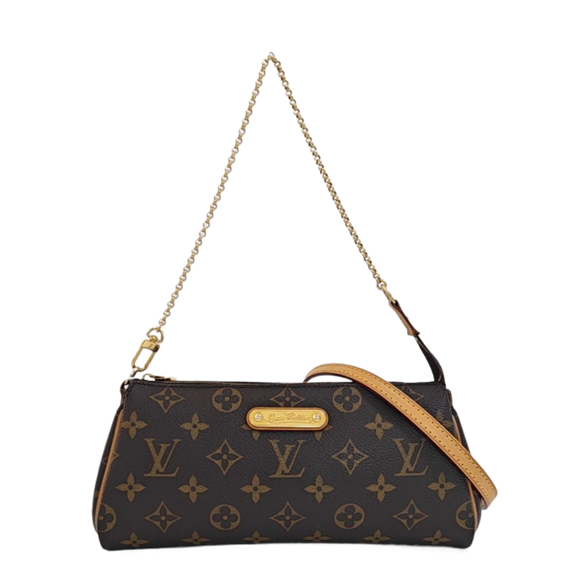 EVA Monogram Coated Canvas Brown