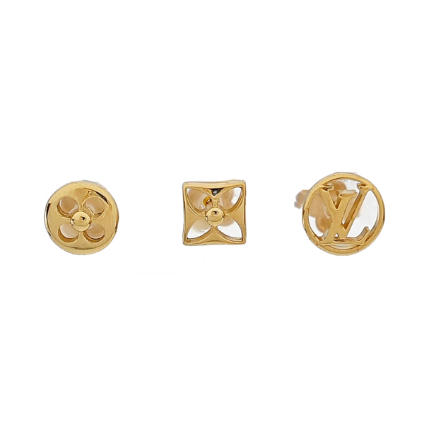 Metal Gold Stud Earrings