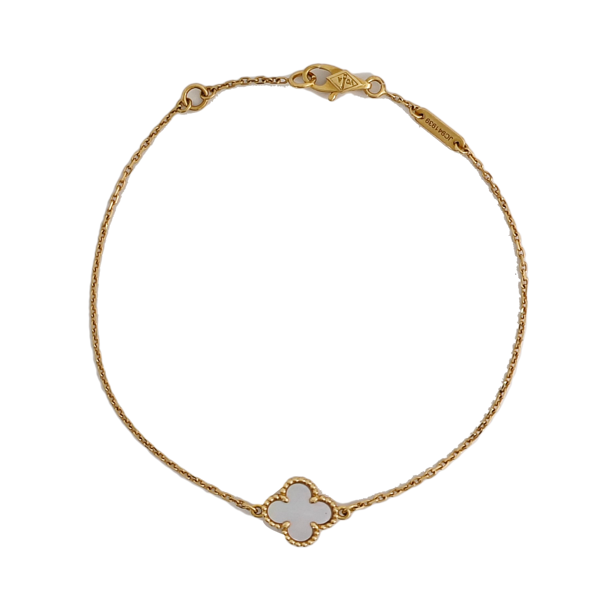 Sweet Alhambra 18k Gold Bracelet