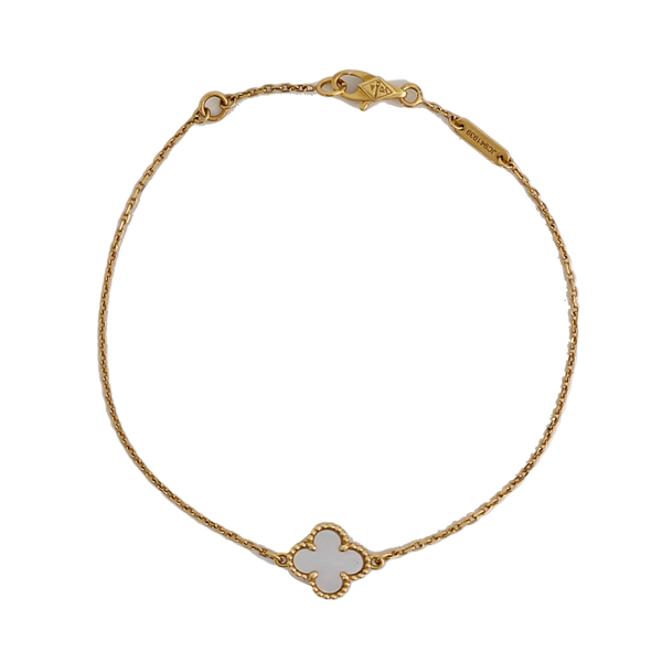 Sweet Alhambra 18k Gold Bracelet