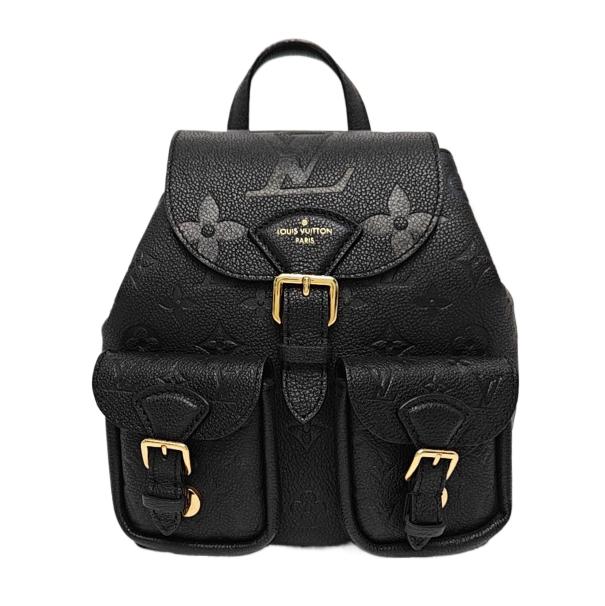 BACKUP Monogram Calfskin Black