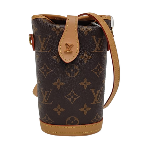 FOLD ME Monogram Coated Canvas Brown