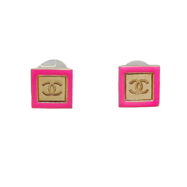 Metal Gold Stud Earrings